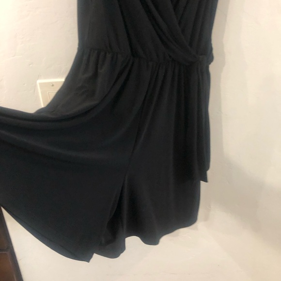Faux Wrap Silky Romper - Picture 2 of 6